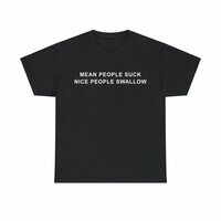 Free Shipping-NICE PEOPLE SWALLOW TEE - Thumbnail 2