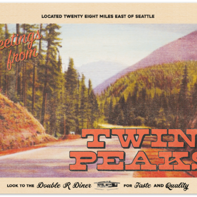 Twin peaks. limited edition print. 90s movie tv, (prints/poster)