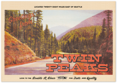 Twin Peaks. Limited Edition Print. 90s Movie TV, (Prints/Poster)