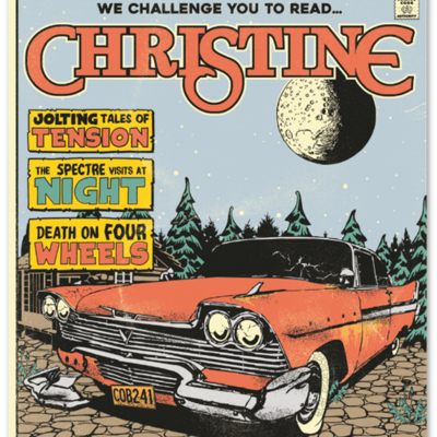 Christine movie print, poster (stephen king / john carpenter / plymouth fury)