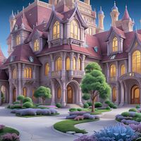 Palace Cross Stitch Pattern - Thumbnail 2