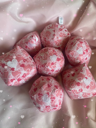 Heart Dice Set