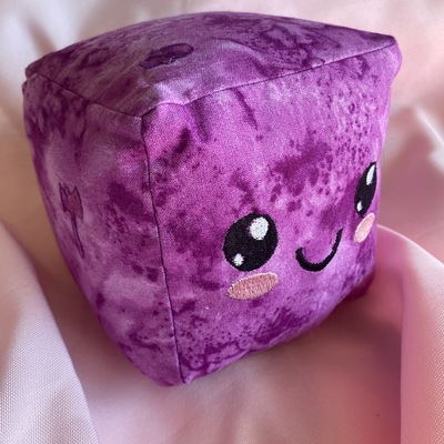 Purple jellycube plushie