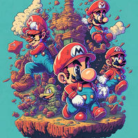 Mario Cross Stitch Pattern - Thumbnail 2