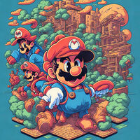 Mario II Cross Stitch Pattern - Thumbnail 2
