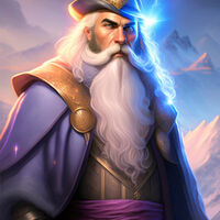 Magical Wizard Cross Stitch Pattern - Thumbnail 2