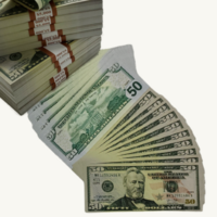 Prop dollar 250 Pieces X $100 + $20 + $10  Play Money Double sided / Full print fake bills for education,video,film set - Thumbnail 2
