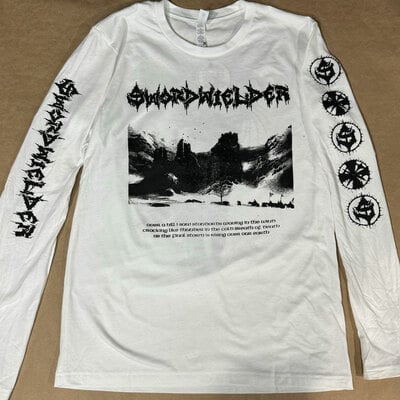 Swordwielder white longsleeve shirt 