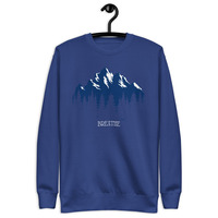 Breathe Mountains Unisex Premium Sweatshirt - Thumbnail 3