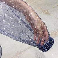 Starry sky sun protection thin shirt ice silk summer breathable short jacket - Thumbnail 3