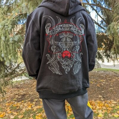 [in stock] final fantasy xiv (ffxiv) hades hoodie