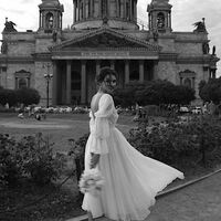 Tea-length Beach Boho Wedding Dresses Bridal Gowns,1751 - Thumbnail 1