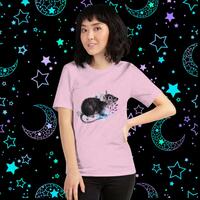 Floral Mouse Unisex Shirt - Thumbnail 4