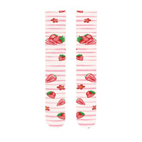 Free shipping Printed stockings thin cute anime over-the-knee long white velvet socks - Thumbnail 7