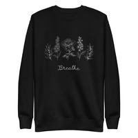 Floral Breathe Unisex Premium Sweatshirt - Thumbnail 4