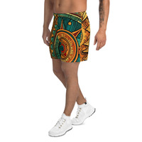 Bohemian Gold Athletic Shorts - Thumbnail 2