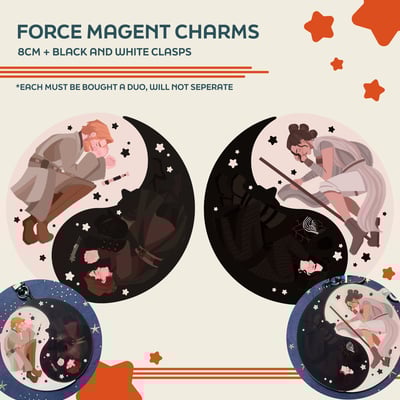 Force magnet charms