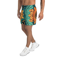 Bohemian Blues  Athletic Shorts - Thumbnail 2