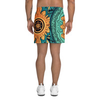Bohemian Blues  Athletic Shorts - Thumbnail 3