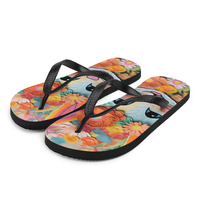 Darla Frabic Flip-Flops - Thumbnail 1