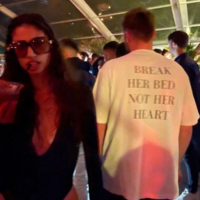 Free Shipping-BREAK HER BED,NOT HER HEART TEE - Thumbnail 1