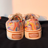 *Free Shipping*RAINBOW PAINTING SNEAKERS - Thumbnail 7