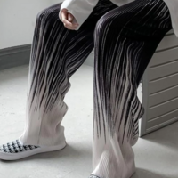 *Free Shipping*LOOSE TIE DYE PLEATED PANTS - Thumbnail 7