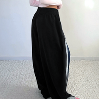 Y2K CONTRAST SIDE SEAM WIDE LEG PANTS - Thumbnail 3