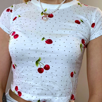 CHERRY BABY TEE - Thumbnail 1