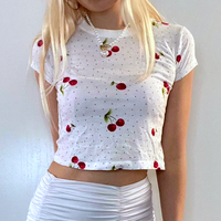 CHERRY BABY TEE - Thumbnail 2