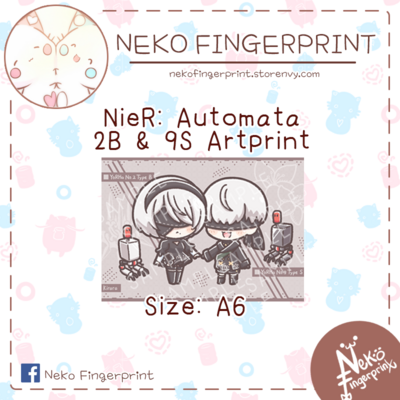 NieR: Automata - 2B & 9S Artprint