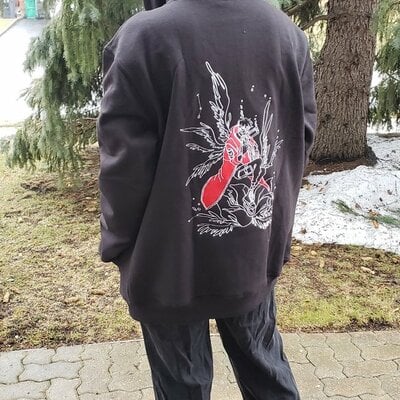 [in stock] trigun stampede vash the stampede wings hoodie