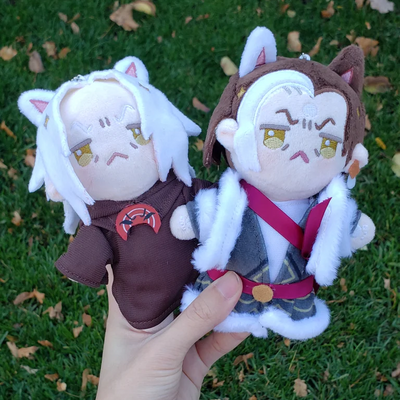 [in stock] 17 cm ffxiv emet-selch / hades keychain plushie