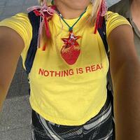 NOTHING IS REAL STRAWBERRY TEE - Thumbnail 1