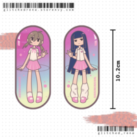 𝒸𝒶𝓅𝓈𝓊𝓁𝑒 𝑔𝒾𝓇𝓁𝓈 holographic keychain - Thumbnail 2