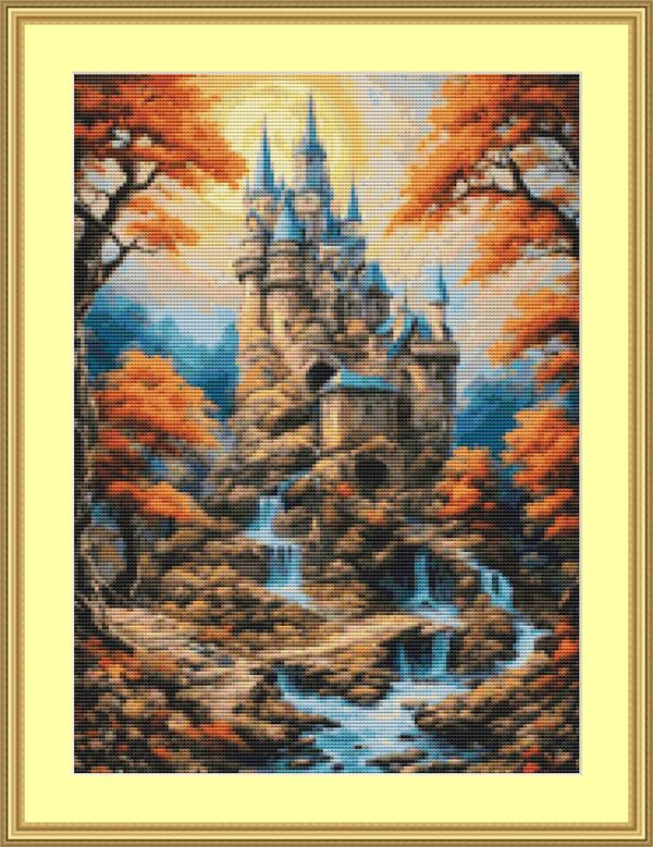 Fairytale Castle Cross Stitch Pattern