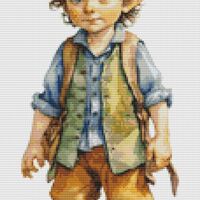 Elf Boy 1 Cross Stitch Pattern - Thumbnail 1