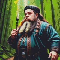 Dwarf Cross Stitch Pattern - Thumbnail 1