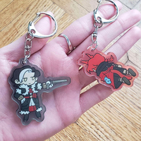 [IN STOCK] 5 cm G/un Emet-Selch FFXIV Double-sided Transparent Background Acrylic Charm - Thumbnail 1