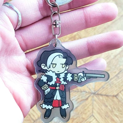 [in stock] 5 cm g/un emet-selch ffxiv double-sided transparent background acrylic charm