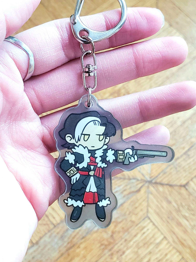 [IN STOCK] 5 cm G/un Emet-Selch FFXIV Double-sided Transparent Background Acrylic Charm