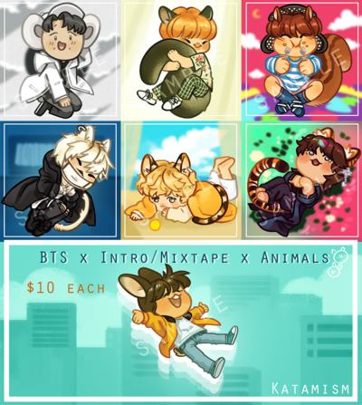 [IN STOCK] BTS Solo Inspired Hybrid Double-sided Acrylic Charm