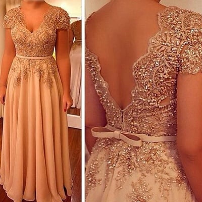 Mother of the bride groom dresses for wedding short sleeves v-neck beading bodice sash 