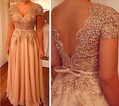 Mother Of The Bride Groom Dresses For Wedding Short Sleeves V-Neck Beading Bodice Sash 