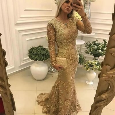 Vintage mermaid mother of the bride/ groom dresses formal groom godmother evening wedding party guests gowns