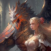 Dragon Princess Cross Stitch Pattern - Thumbnail 2