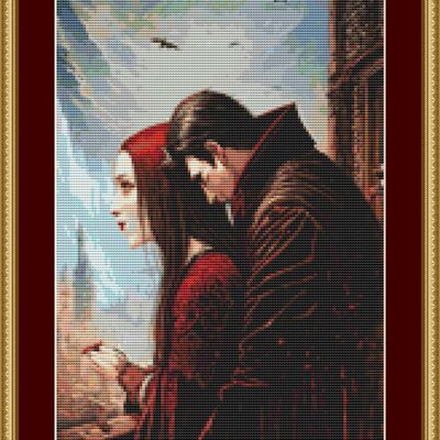 Vampires cross stitch pattern - Thumbnail 3