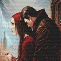 Vampires Cross Stitch Pattern - Thumbnail 1