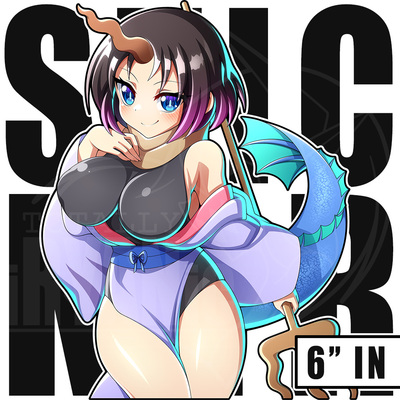 6" vinyl stickers: elma