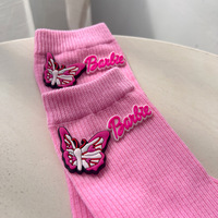 5pairs Baby Pink Socks - Thumbnail 5